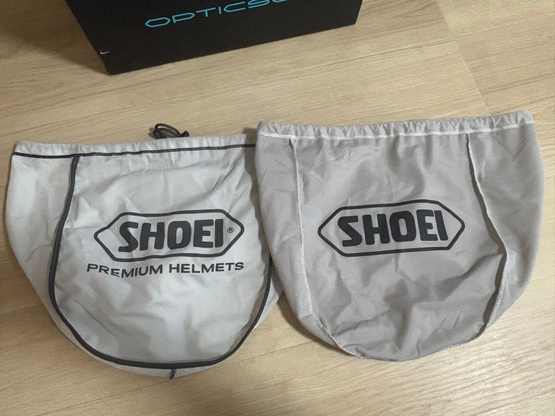 新品　ショウエイ　SHOEI ヘルメット　バッテリー　オプティクソン 付属品全揃