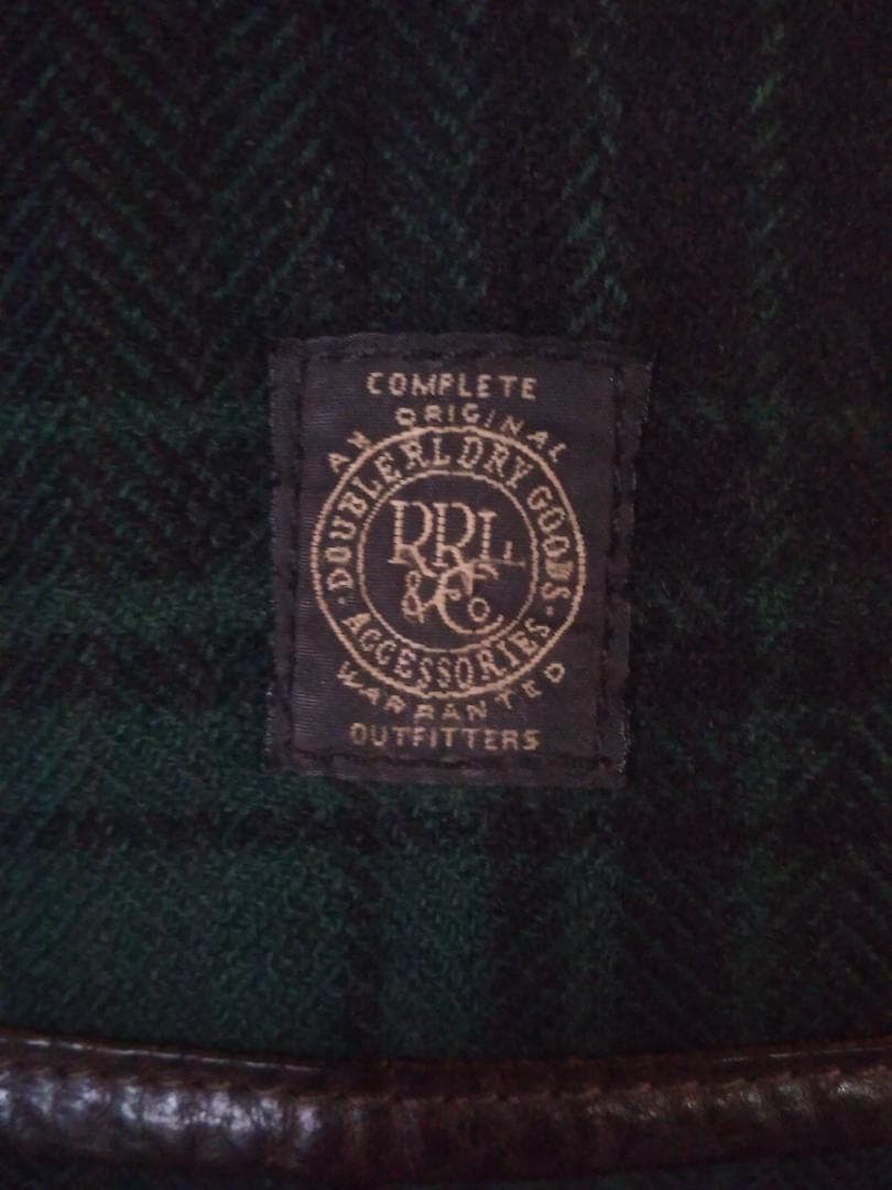 最高級!RRLダブルアールエル 底面オールレザー大型ショルダーバッグ