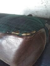 最高級!RRLダブルアールエル 底面オールレザー大型ショルダーバッグ