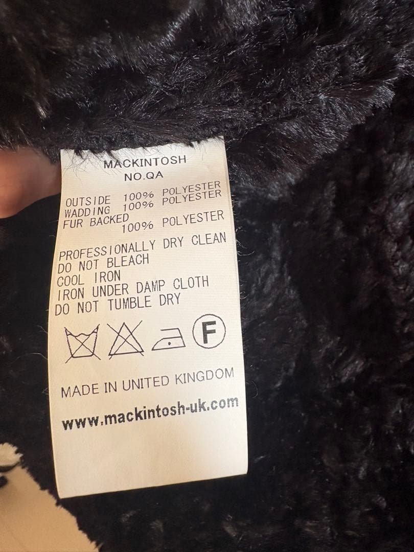 マッキントッシュ　フーディ　キルティング　ポンチョ