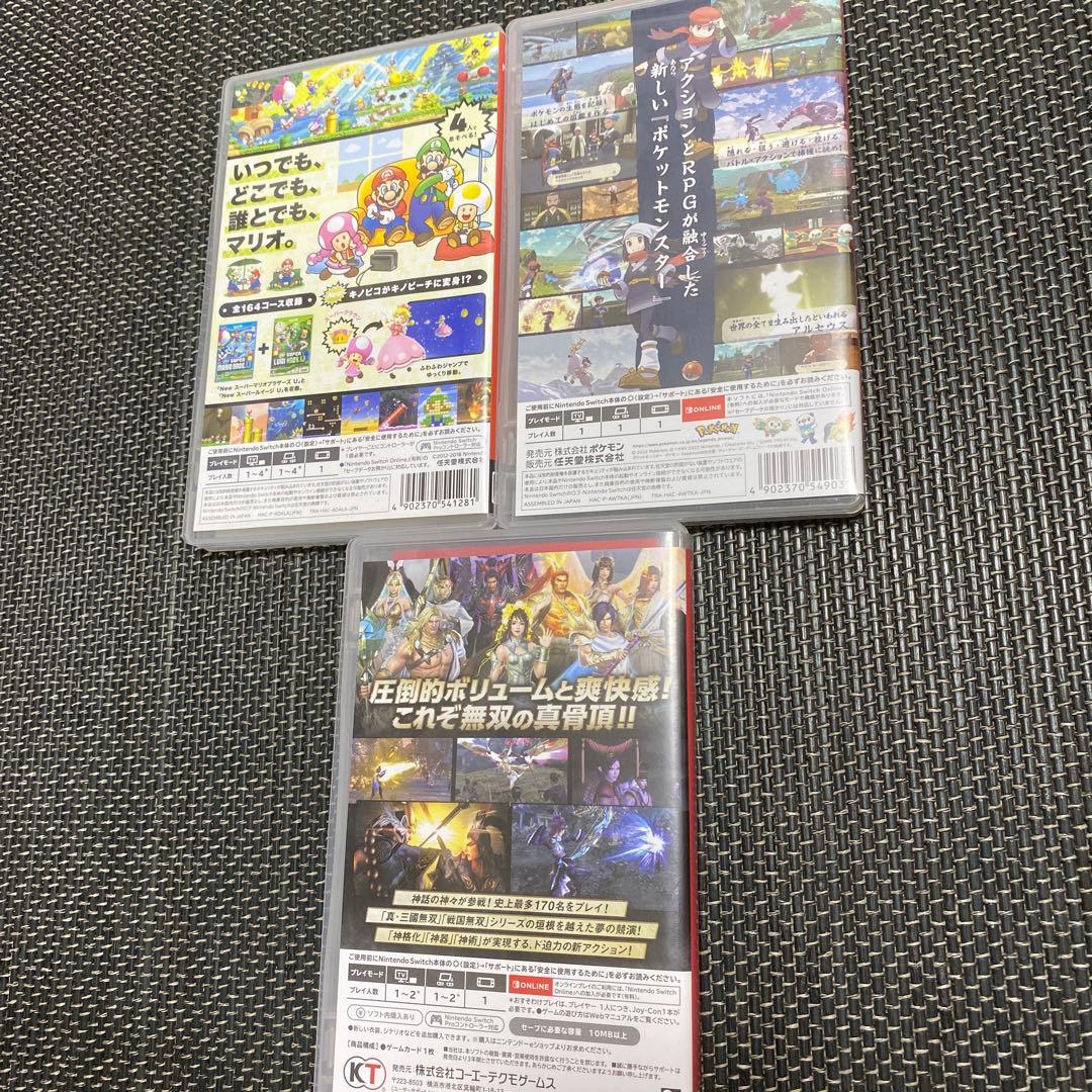 スーパーマリオブラザーズ　U デラックス　ポケモンアルセウス　無双OROCHI3