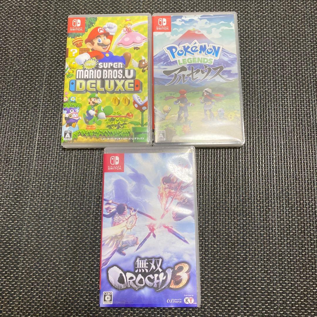 スーパーマリオブラザーズ　U デラックス　ポケモンアルセウス　無双OROCHI3