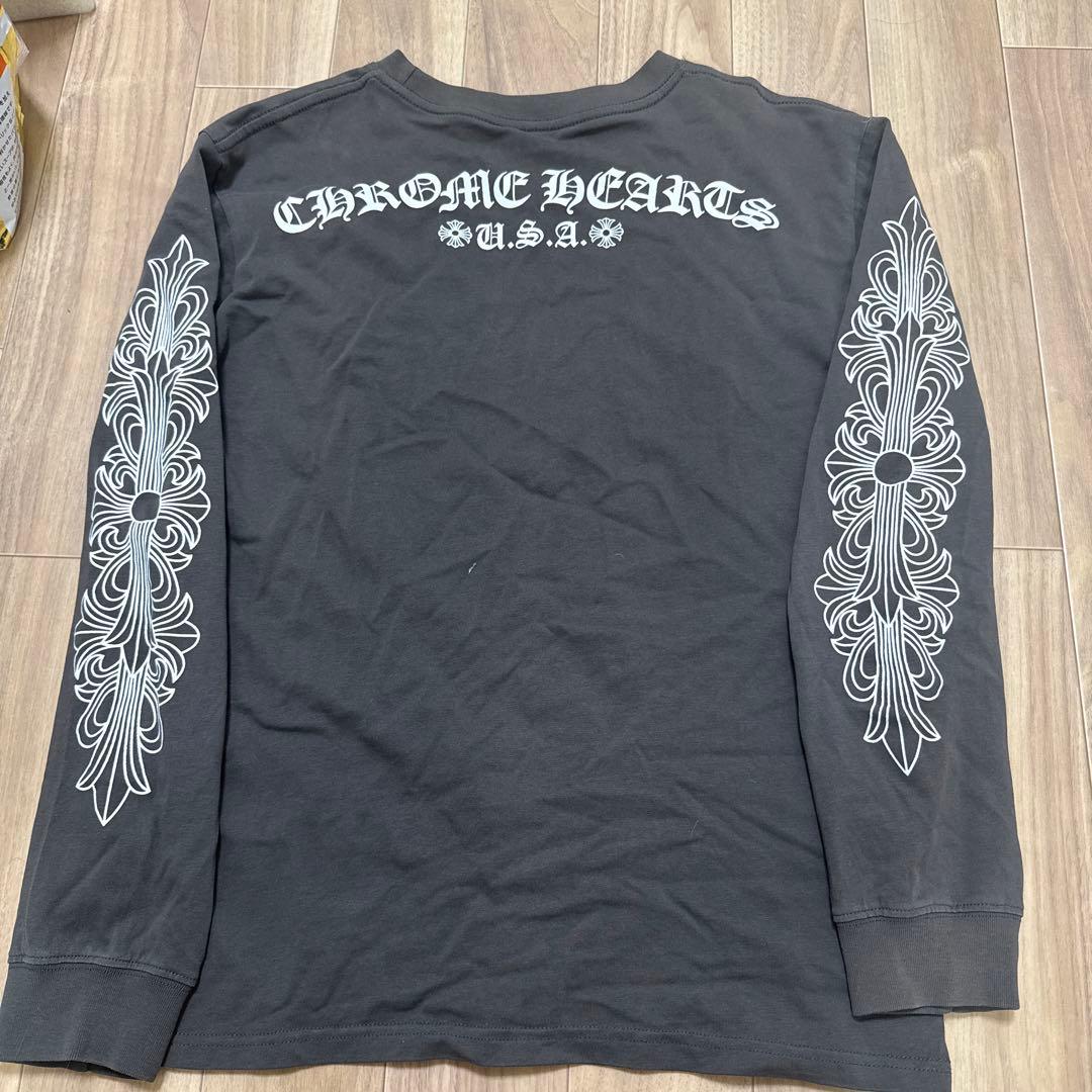 CHROME HEARTS Green & White 長袖Tシャツ