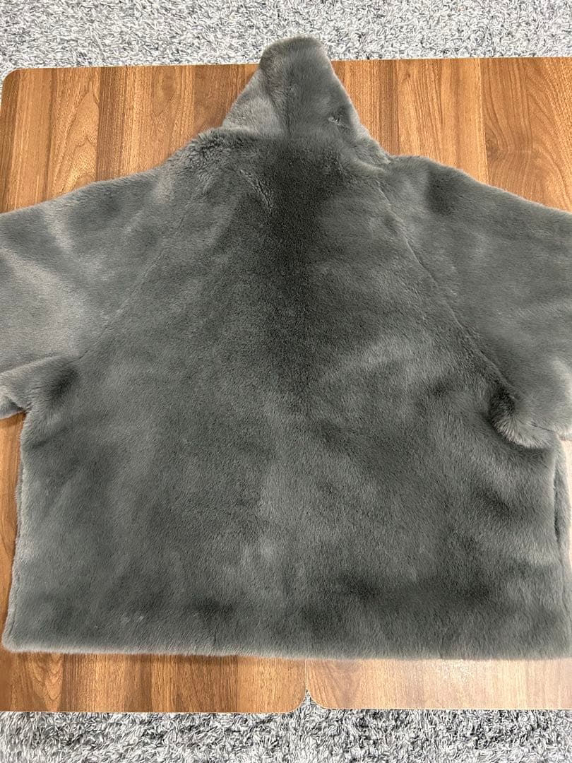 極美品⭐︎RIM.ARK ドルマンフェイクファーコート FREE グレー