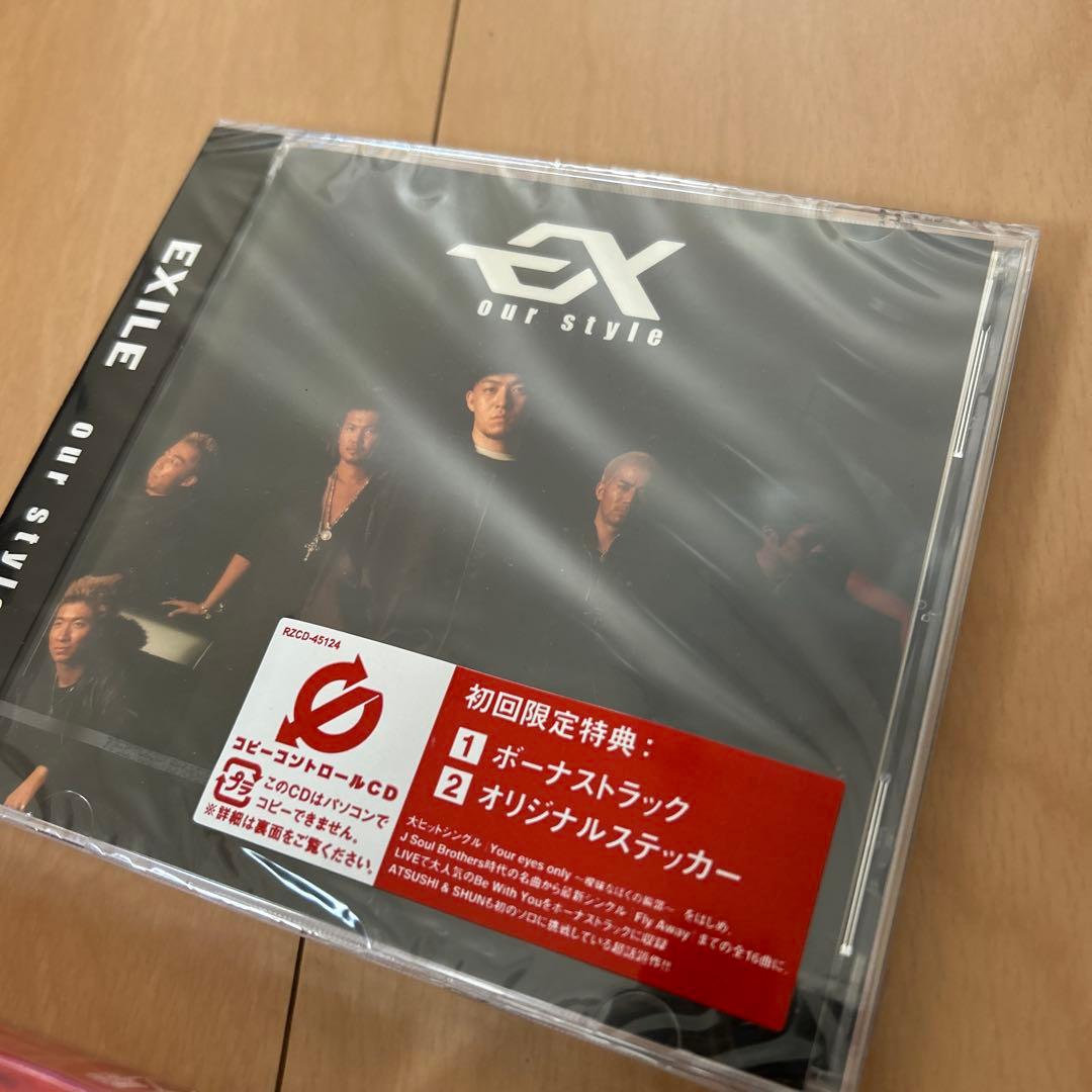 【即購入ok!!】EXILE 第一章 アルバム 初回盤 未開封3タイトルセット