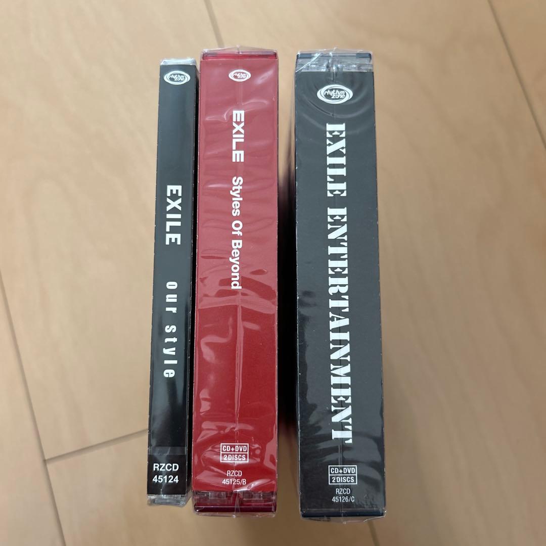 【即購入ok!!】EXILE 第一章 アルバム 初回盤 未開封3タイトルセット