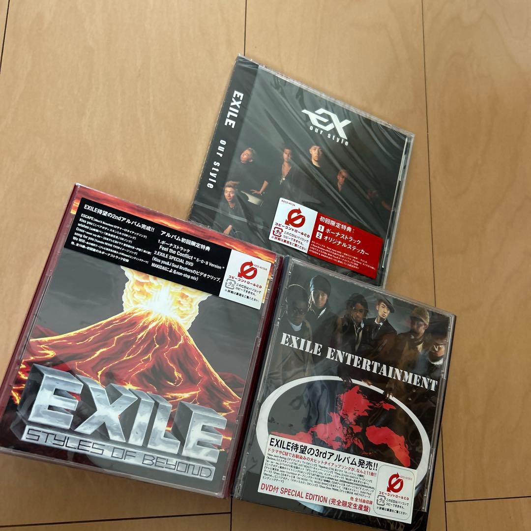 【即購入ok!!】EXILE 第一章 アルバム 初回盤 未開封3タイトルセット