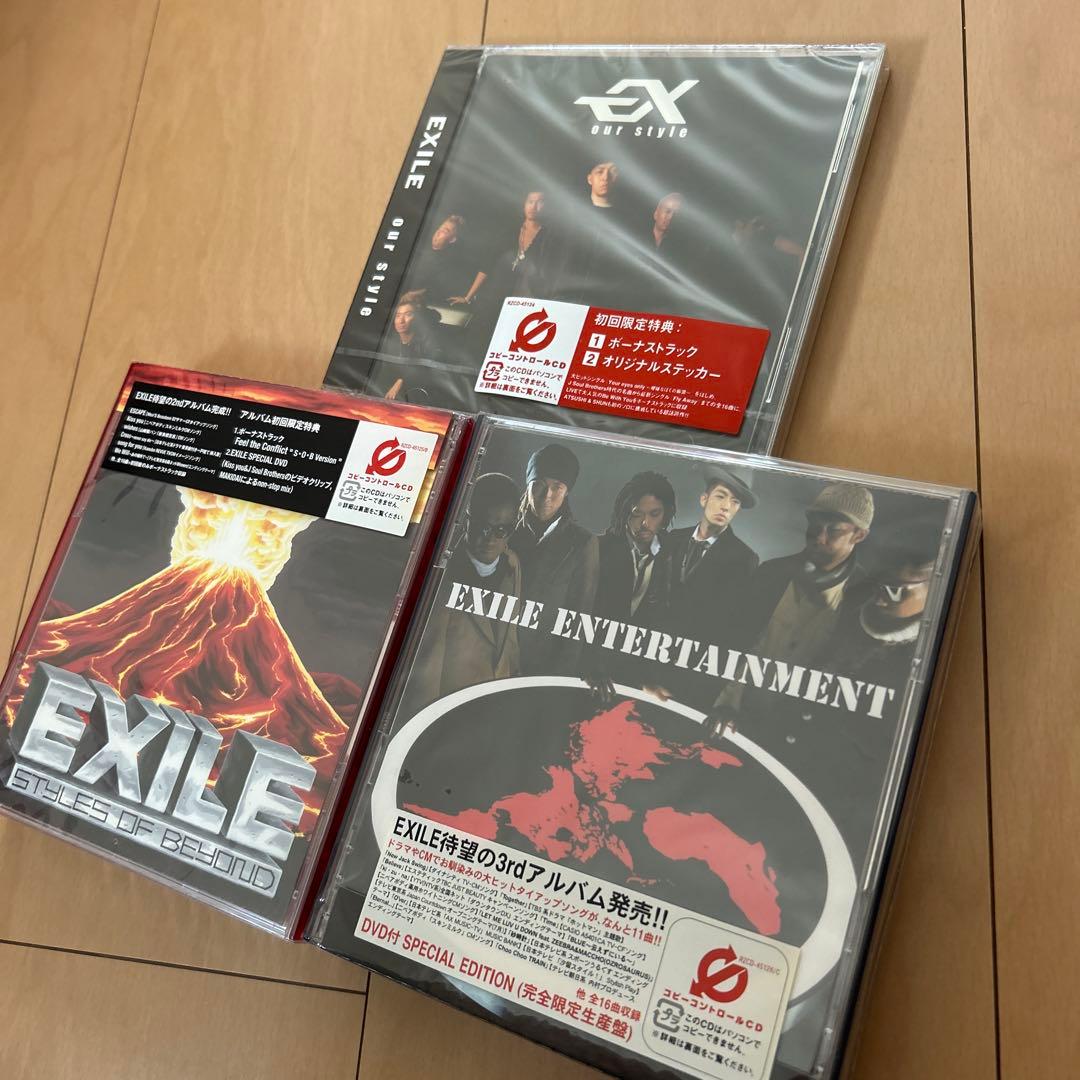 【即購入ok!!】EXILE 第一章 アルバム 初回盤 未開封3タイトルセット