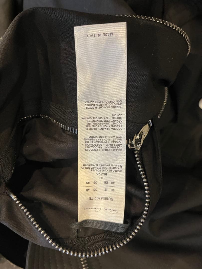 RIck Owens 2018SS MA-1 ボンバージャケット タグ&ハンガー