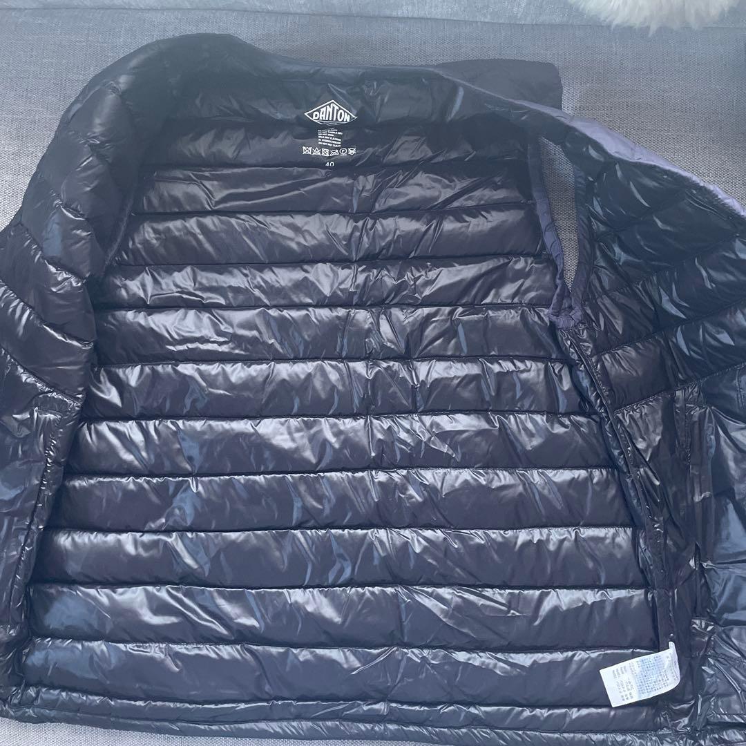 DANTON ダントン　インナーダウン ベスト　40 ネイビー