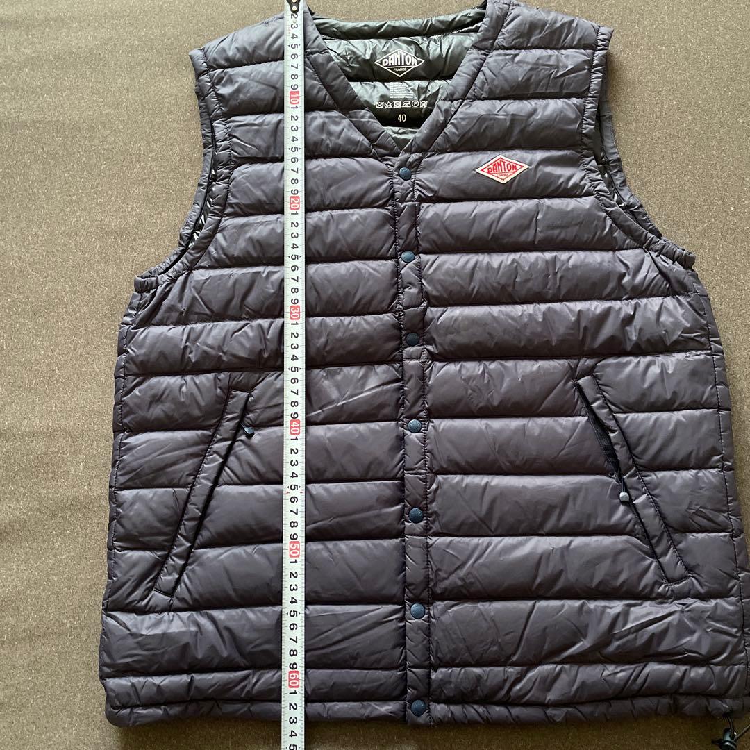 DANTON ダントン　インナーダウン ベスト　40 ネイビー