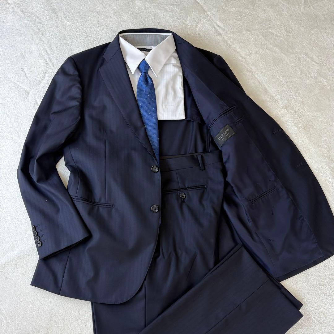 DURBAN ロロピアーナ セットアップ ネイビー ストライプ