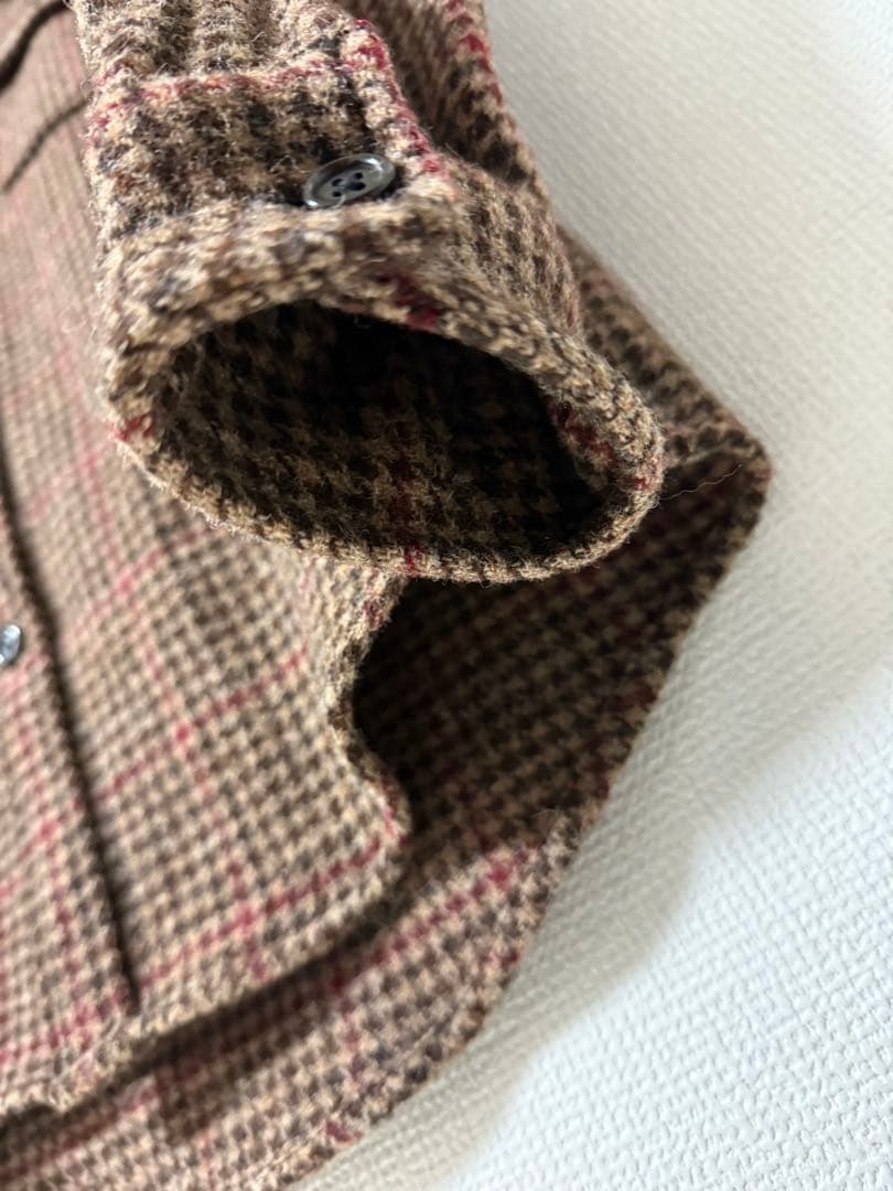 希少　POLO RALPHLAUREN シェットランド　ウール オーバー シャツ