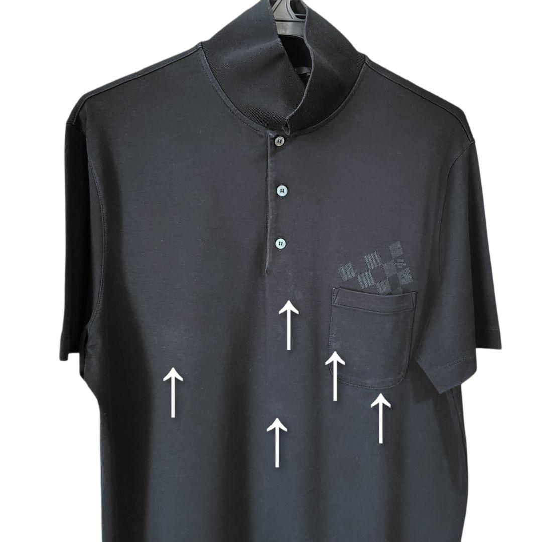 ゆ*ん様 ルイヴィトン ポロシャツ ダミエグラフィット XL クリーニング済