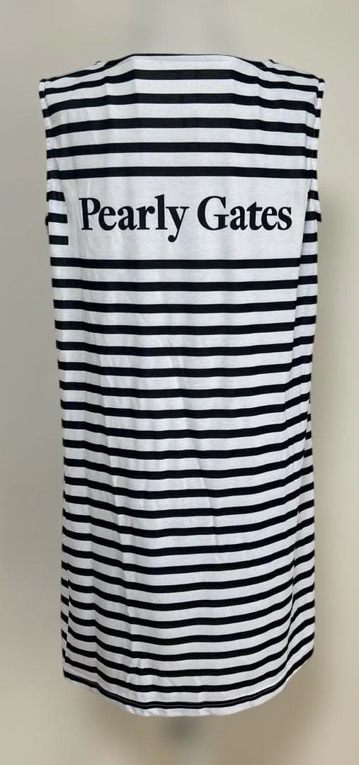 ★新品タグ付き PEARLY GATES メッシュワンピース ネイビー★
