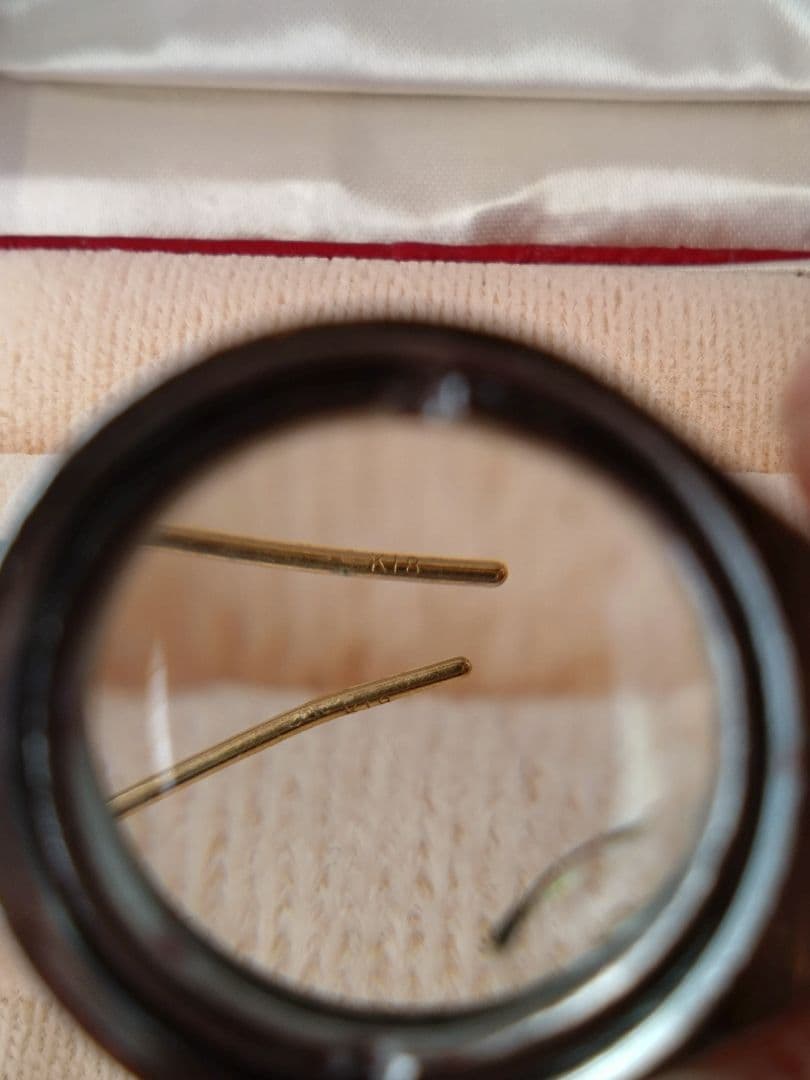 c*y様 サークルデザイン　シルバーカラー　ピアス　K18 18金　2.78グラ