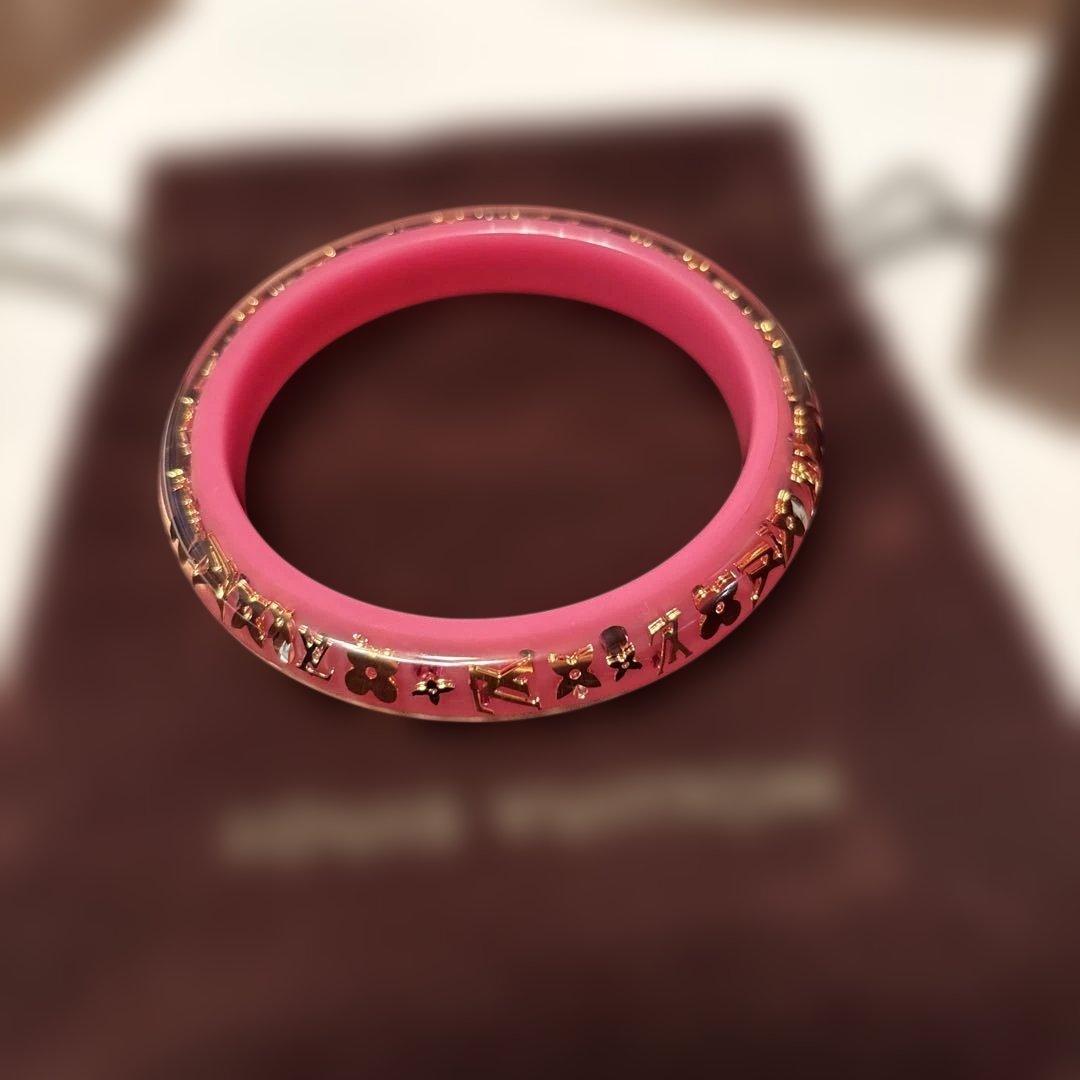 LOUIS VUITTON ピンク バングル