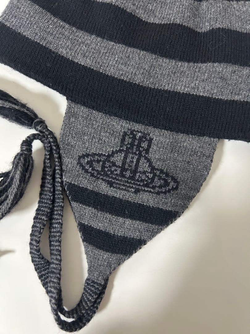 Vivienne Westwood ORBフラップワッチニット帽