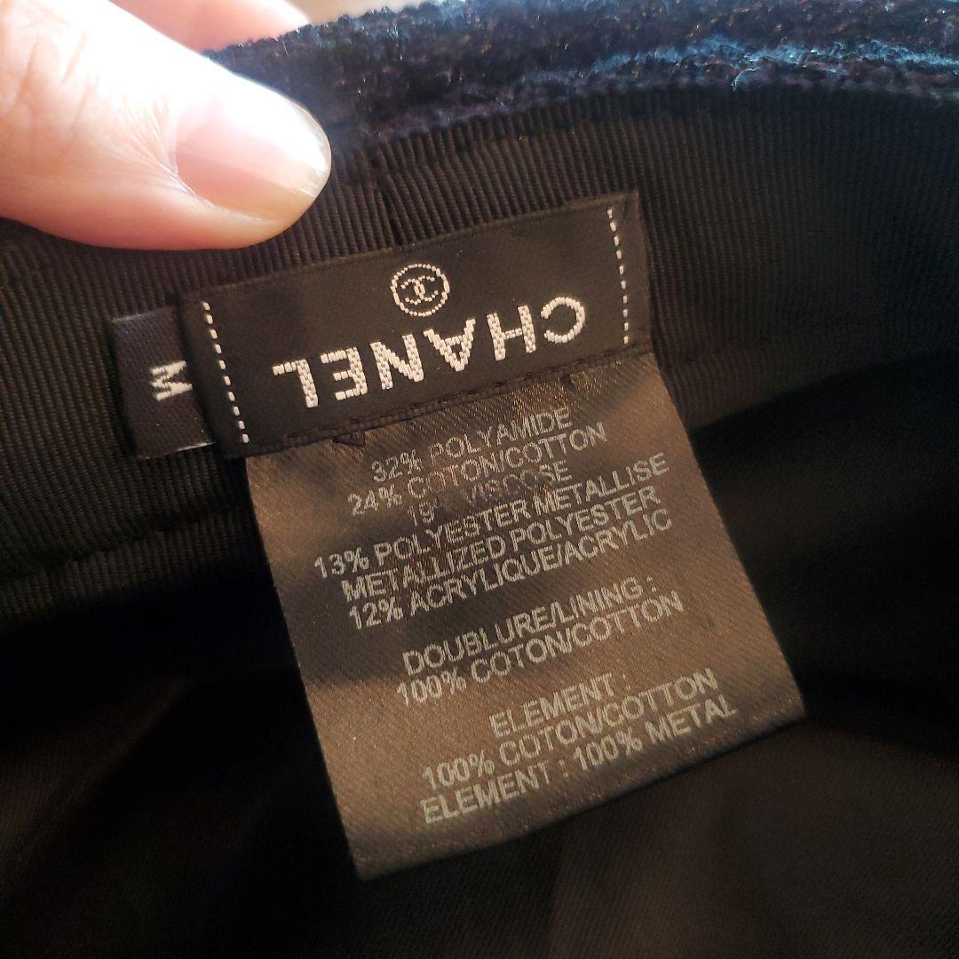 美品　CHANEL　　ツイードキャスケット