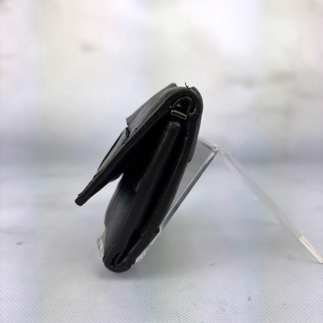 【正規品✨】BOTTEGA VENETA 三つ折り財布 ブラック