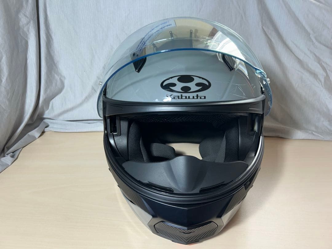 オージーケーカブト　RYUKI　L　ミディアムグレー