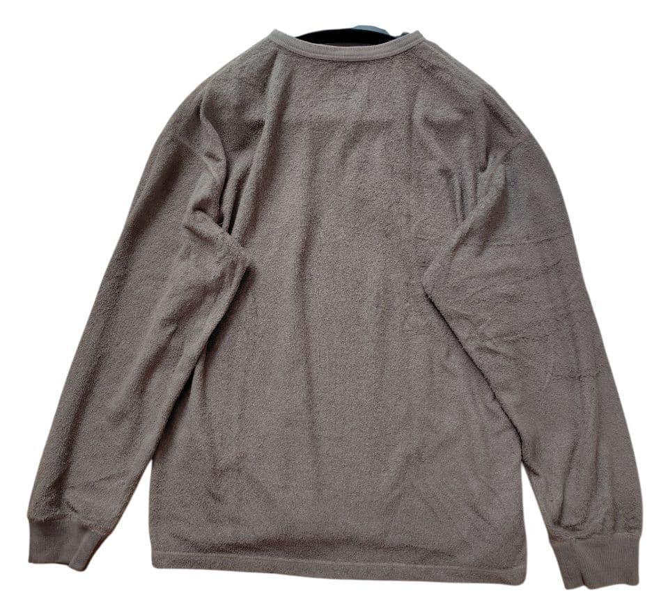 【Ron Herman】25SSヘンリーネックロングスリーブティーTシャツ　L