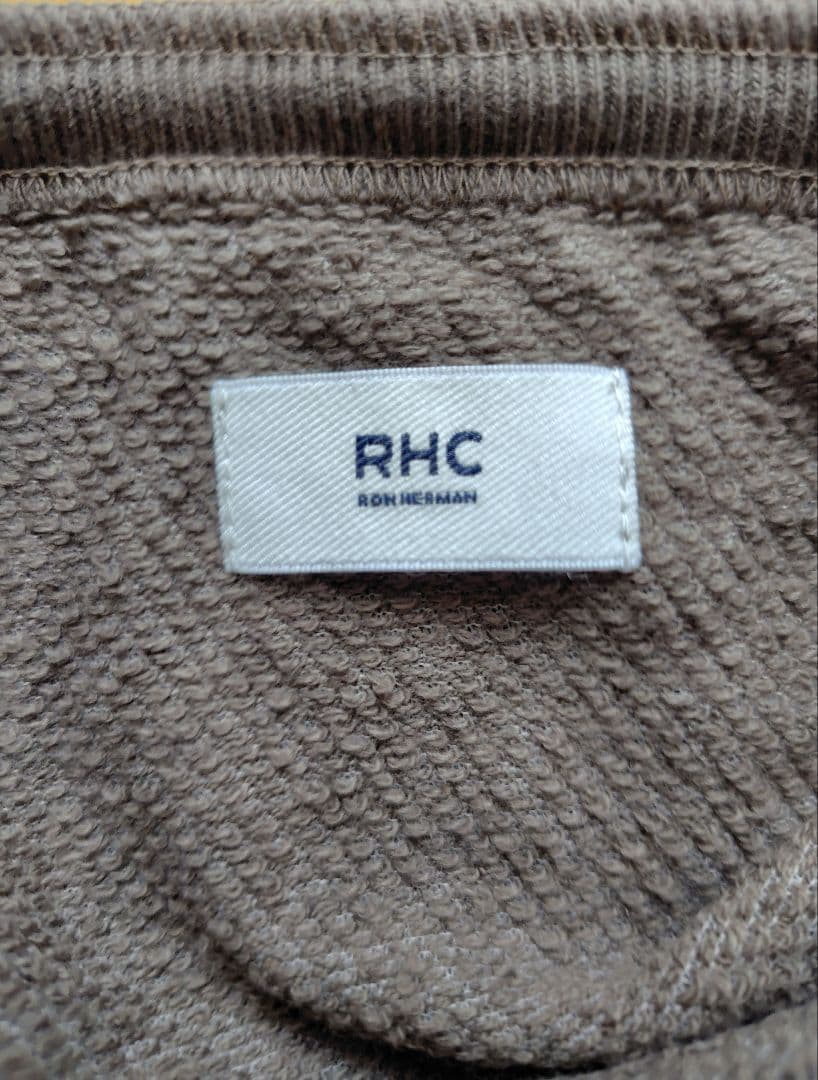 【Ron Herman】25SSヘンリーネックロングスリーブティーTシャツ　L