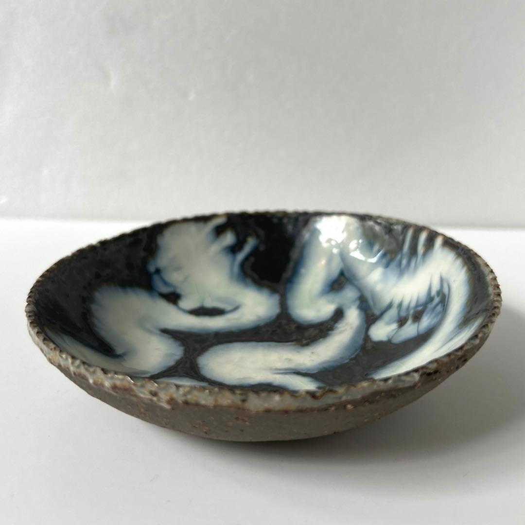 つくも窯　十場天伸　スリップウェア　食器　小鉢　1個　未使用