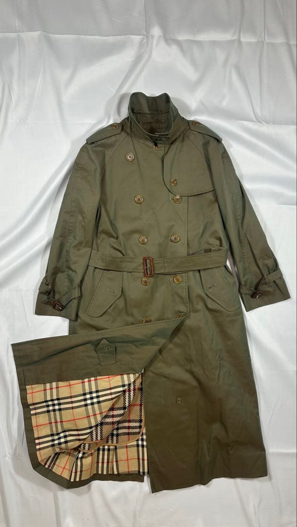 バーバリー トレンチコート ロングコート ネーム刺繍無し 【極美品】