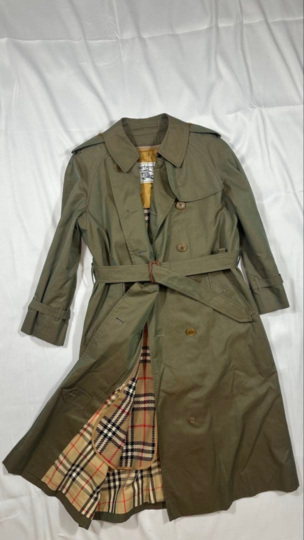 バーバリー トレンチコート ロングコート ネーム刺繍無し 【極美品】