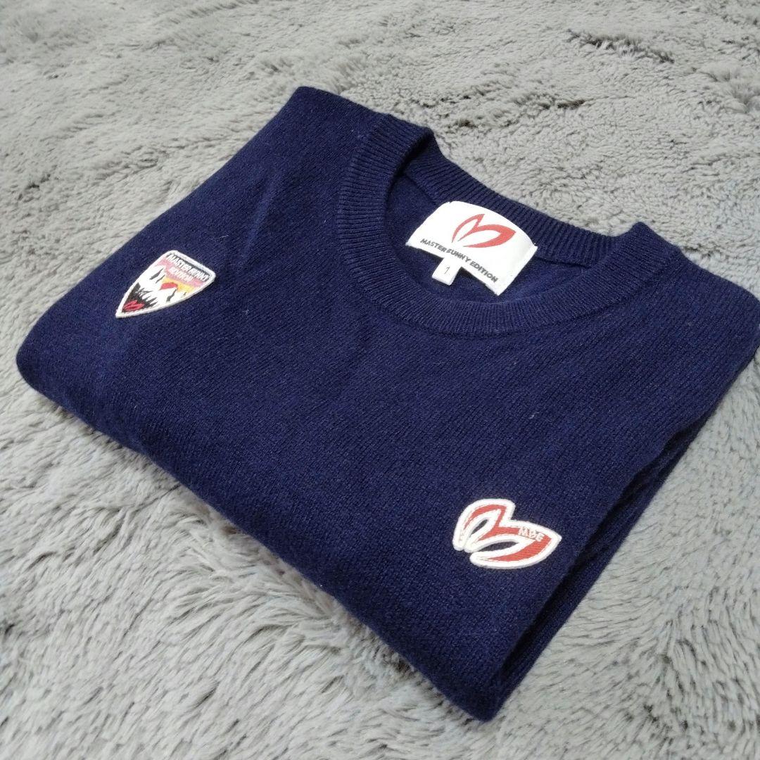 マスターバニー♡カシミヤ入/羊毛♡ニット♡M　ゴルフ/スポーツ