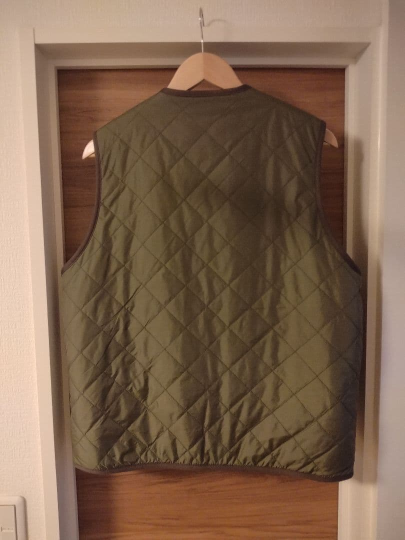 【別注】〈Barbour〉キルティング×フェイクファー リバーシブルベスト