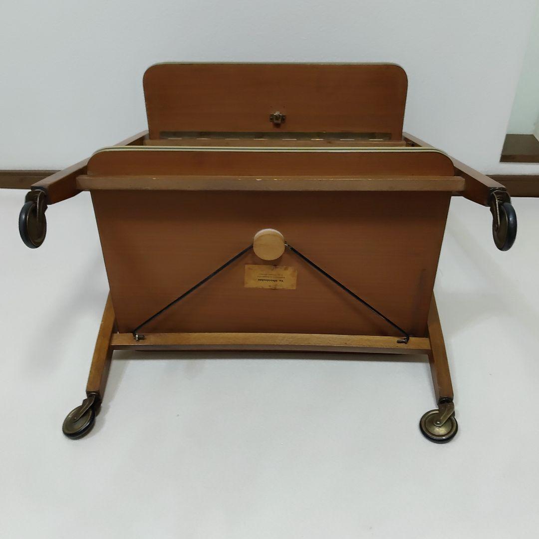 ドイツ製 北欧家具 ワゴンテーブル アンティーク キャスター付き 折り畳み