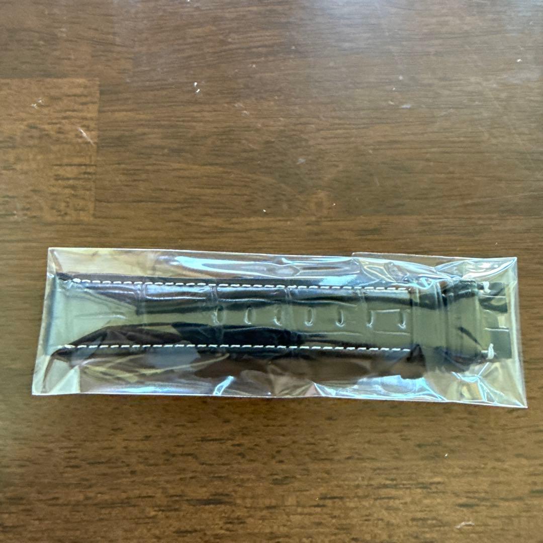 定価¥25,000 パネライルミノール尾錠用クロコダイル裏ラバー グリーン