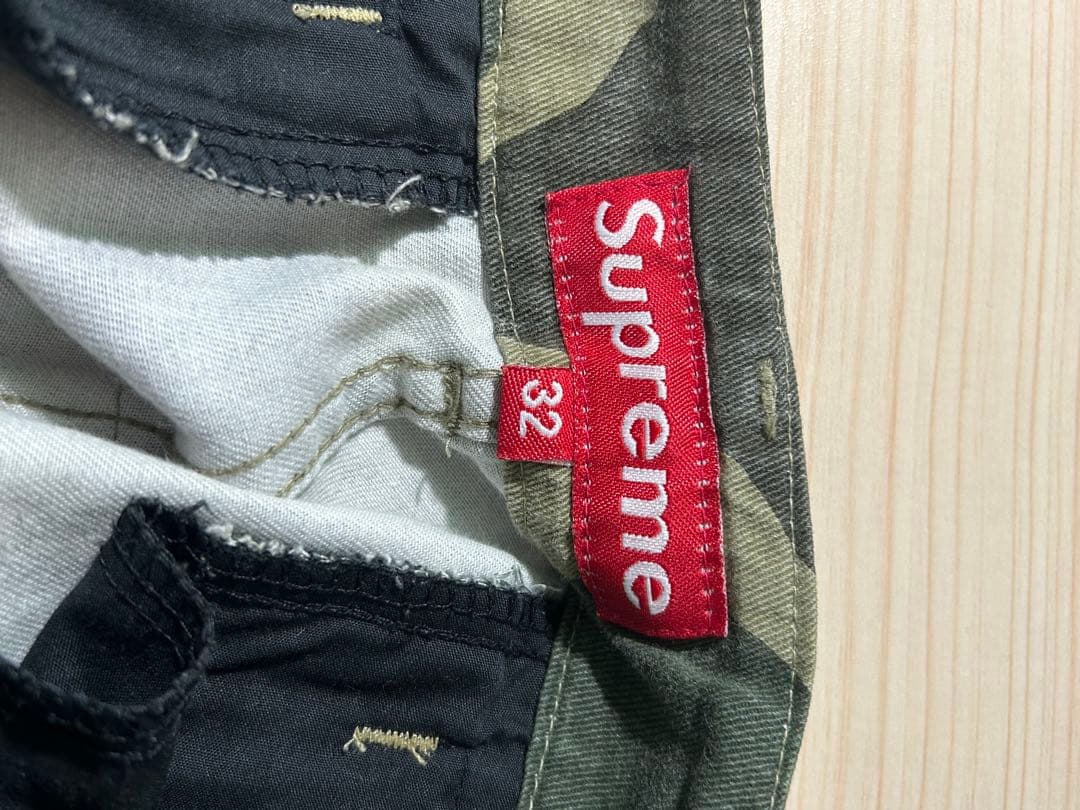 Supreme カモフラージュカーゴパンツ 32 値下げ可能