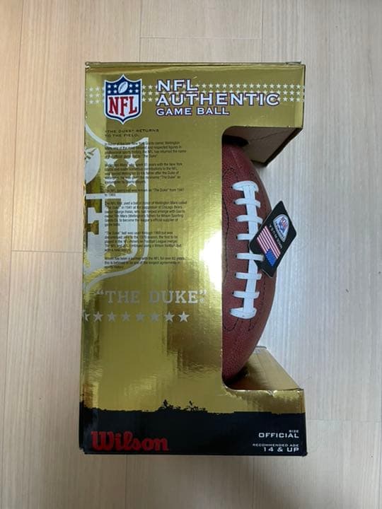 【NFL公式】 第43回 スーパーボウル 公式ボール デューク（willson）