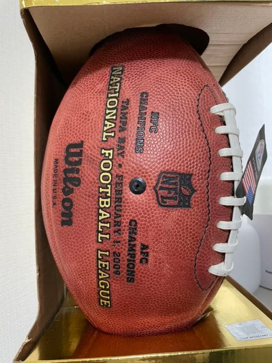 【NFL公式】 第43回 スーパーボウル 公式ボール デューク（willson）