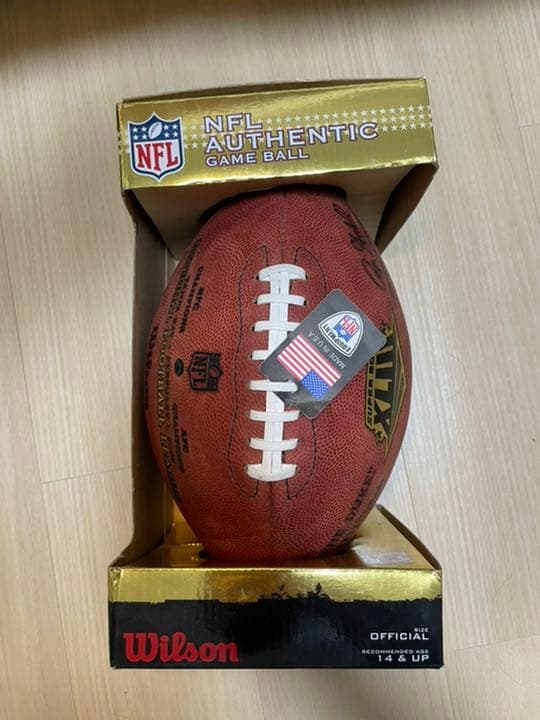 【NFL公式】 第43回 スーパーボウル 公式ボール デューク（willson）