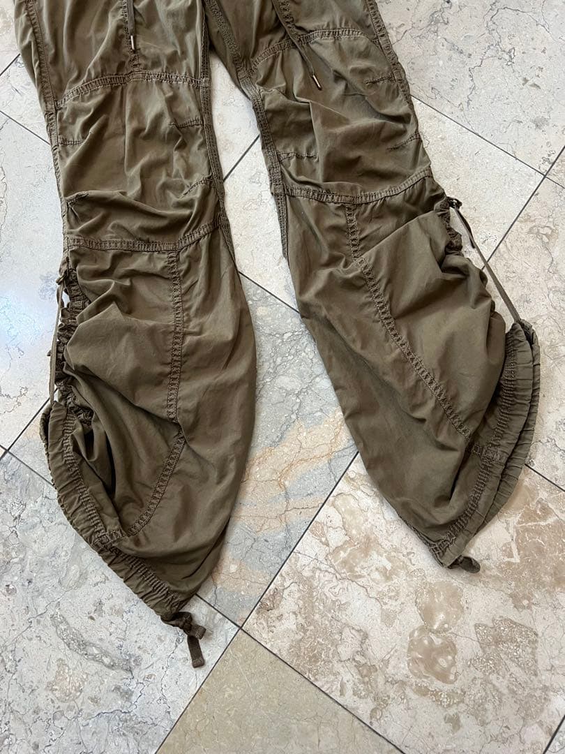 希少☆ゴア【goa】ウエストポーチ付パラシュートカーゴパンツ 多機能　y2k