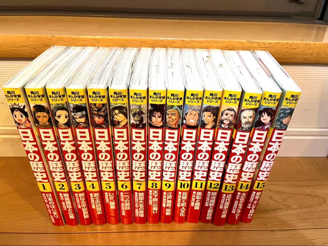 角川まんが学習シリーズ 日本の歴史 全15巻定番セット