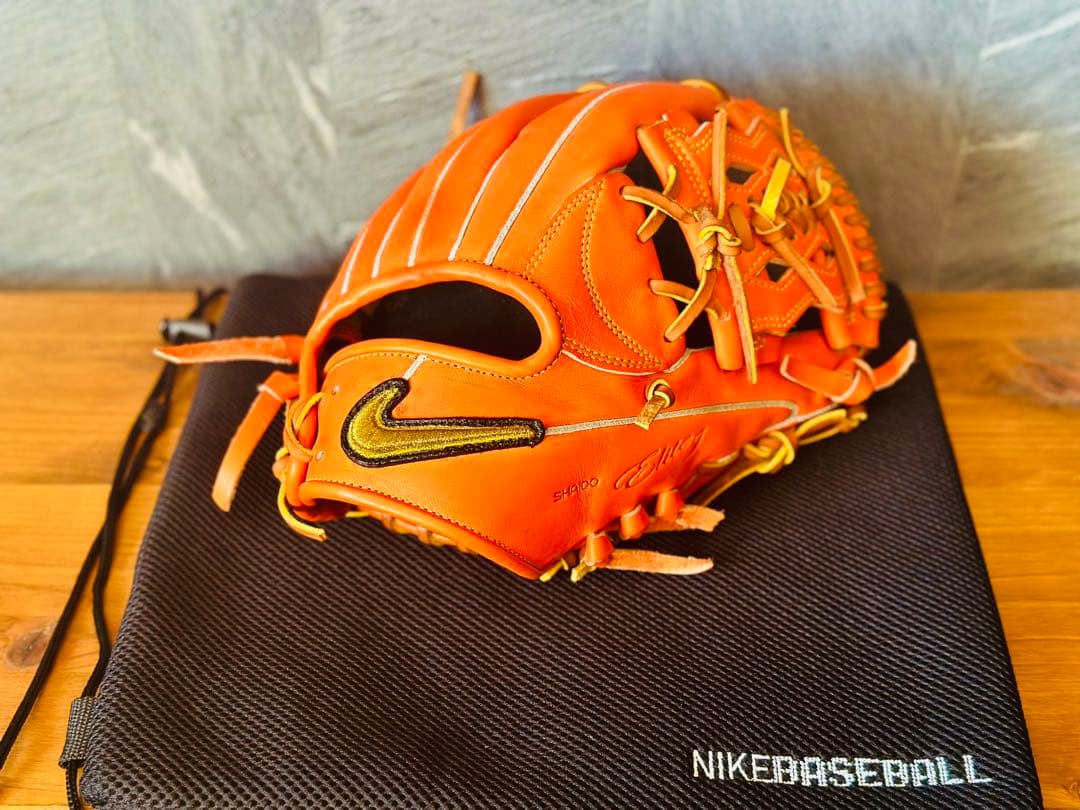 極美品 NIKE ナイキ 硬式 最上級モデル 内野用グラブ 廃盤超希少品 極上品