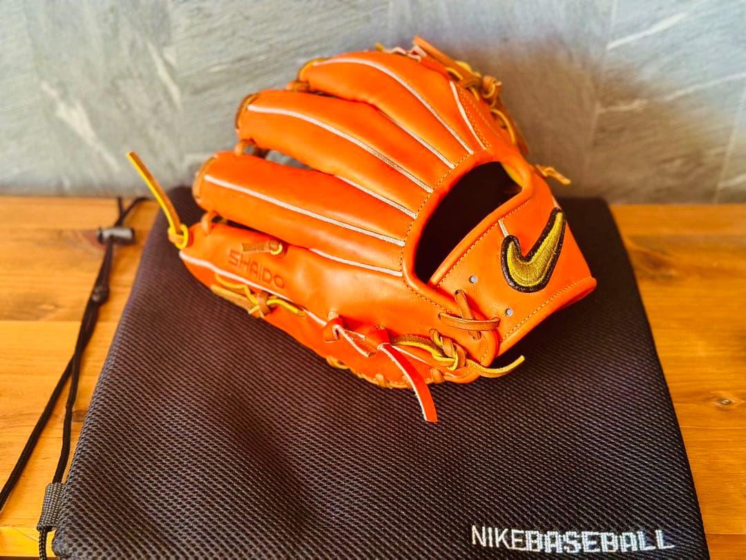 極美品 NIKE ナイキ 硬式 最上級モデル 内野用グラブ 廃盤超希少品 極上品