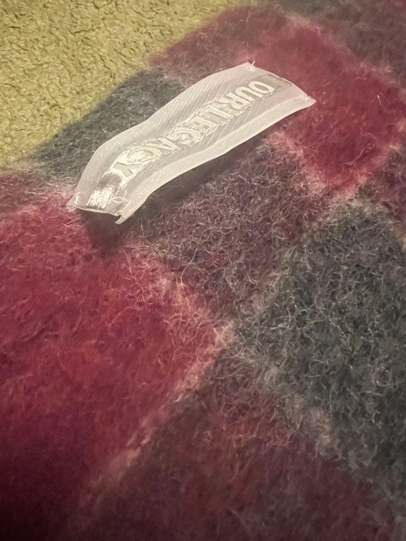 our legacy チェック柄マフラー