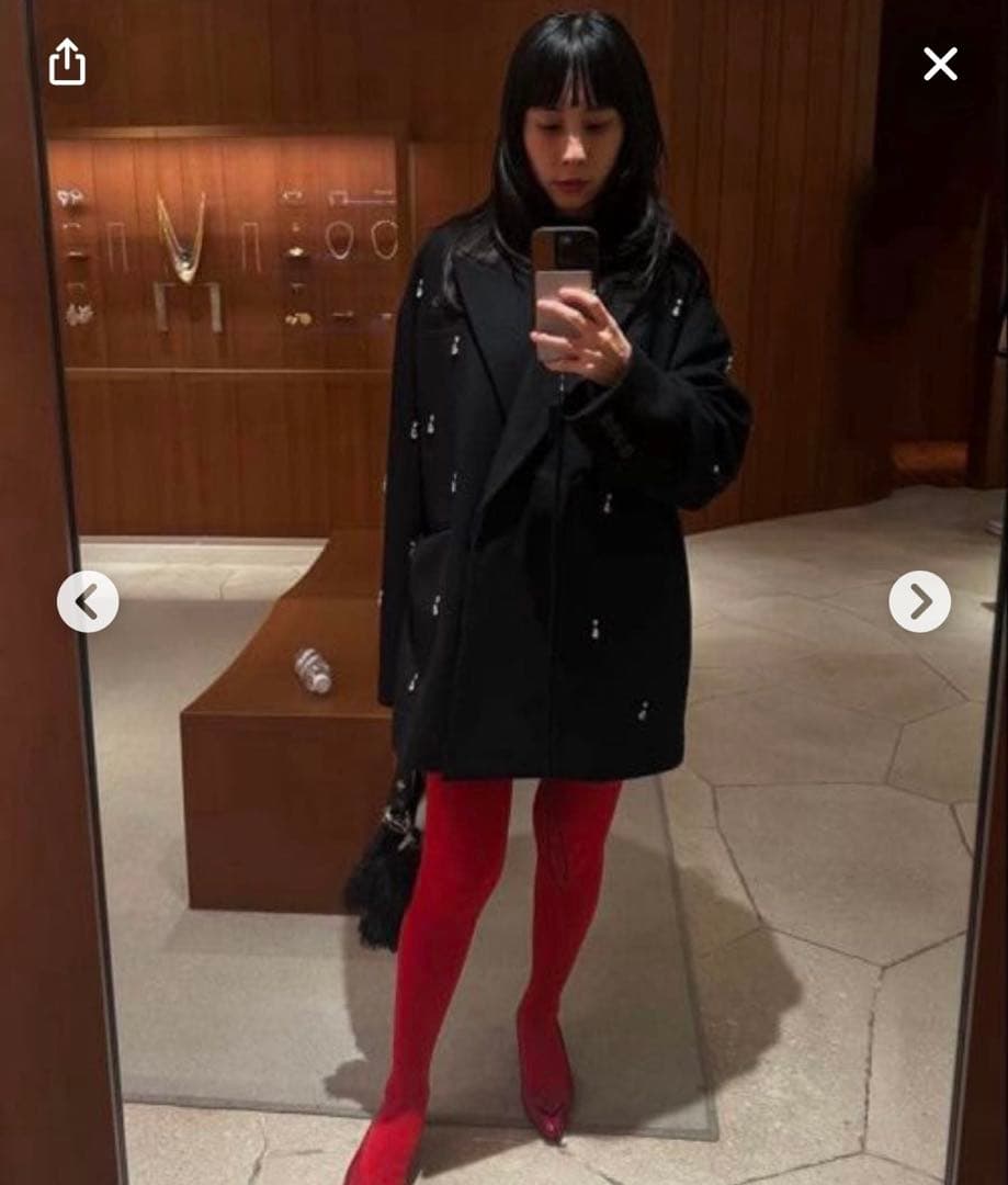 美品★ UND ELSA BIJOU WOOL JACKET