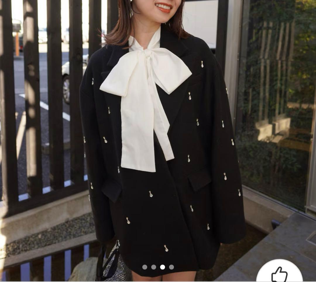 美品★ UND ELSA BIJOU WOOL JACKET