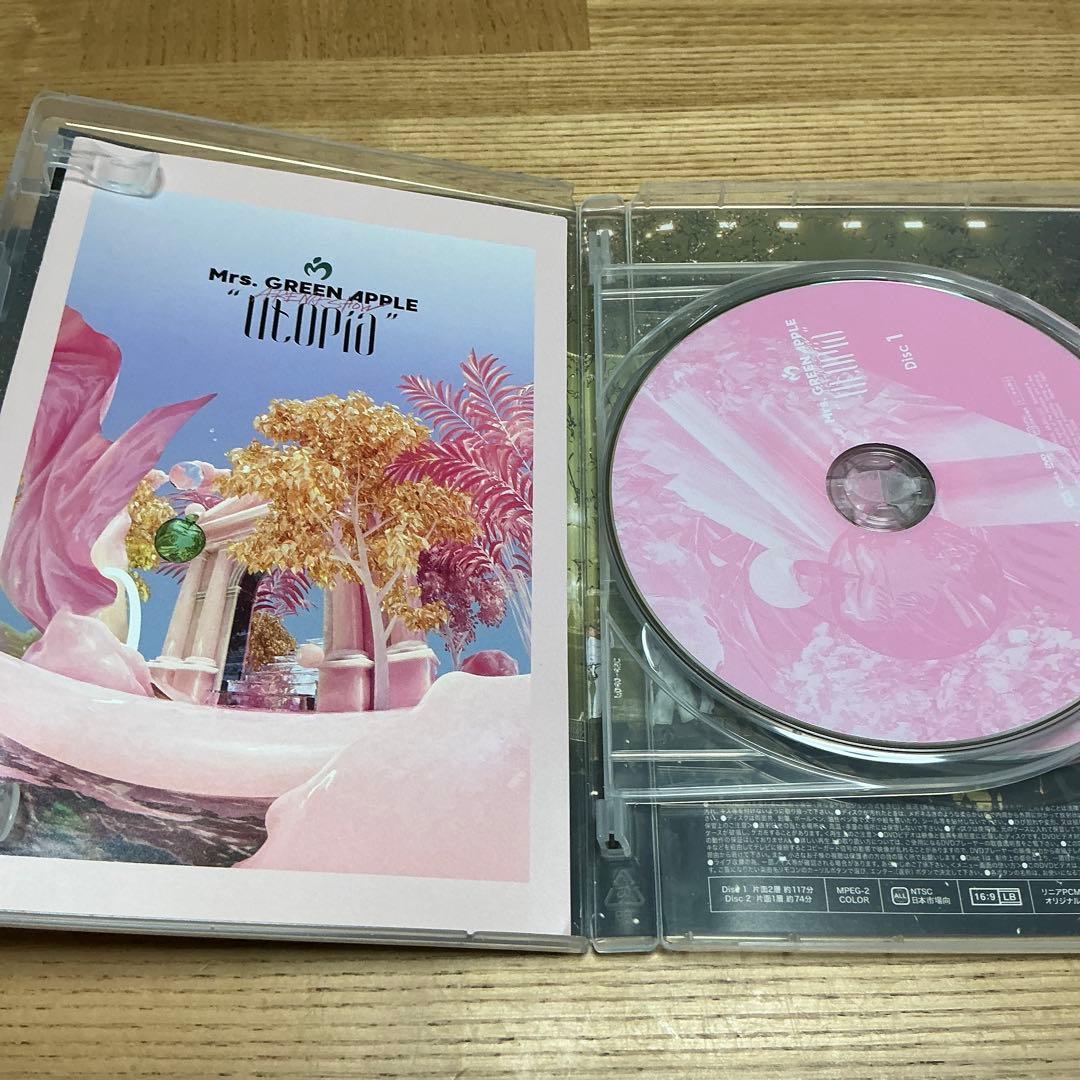 Mrs. GREEN APPLE アリーナショーUtopia DVD 初回限定盤