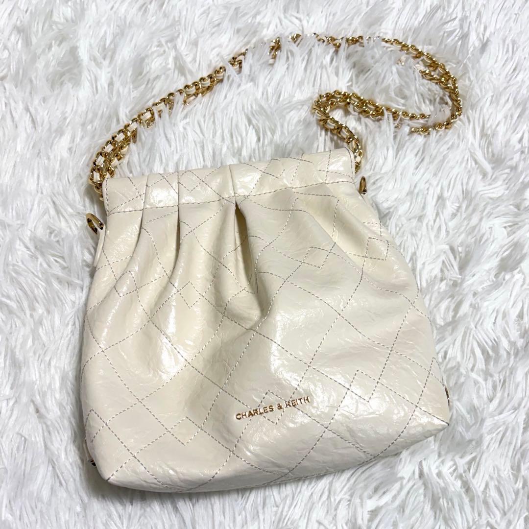 CHARLES & KEITH Duo チェーンハンドルツーウェイバックパック