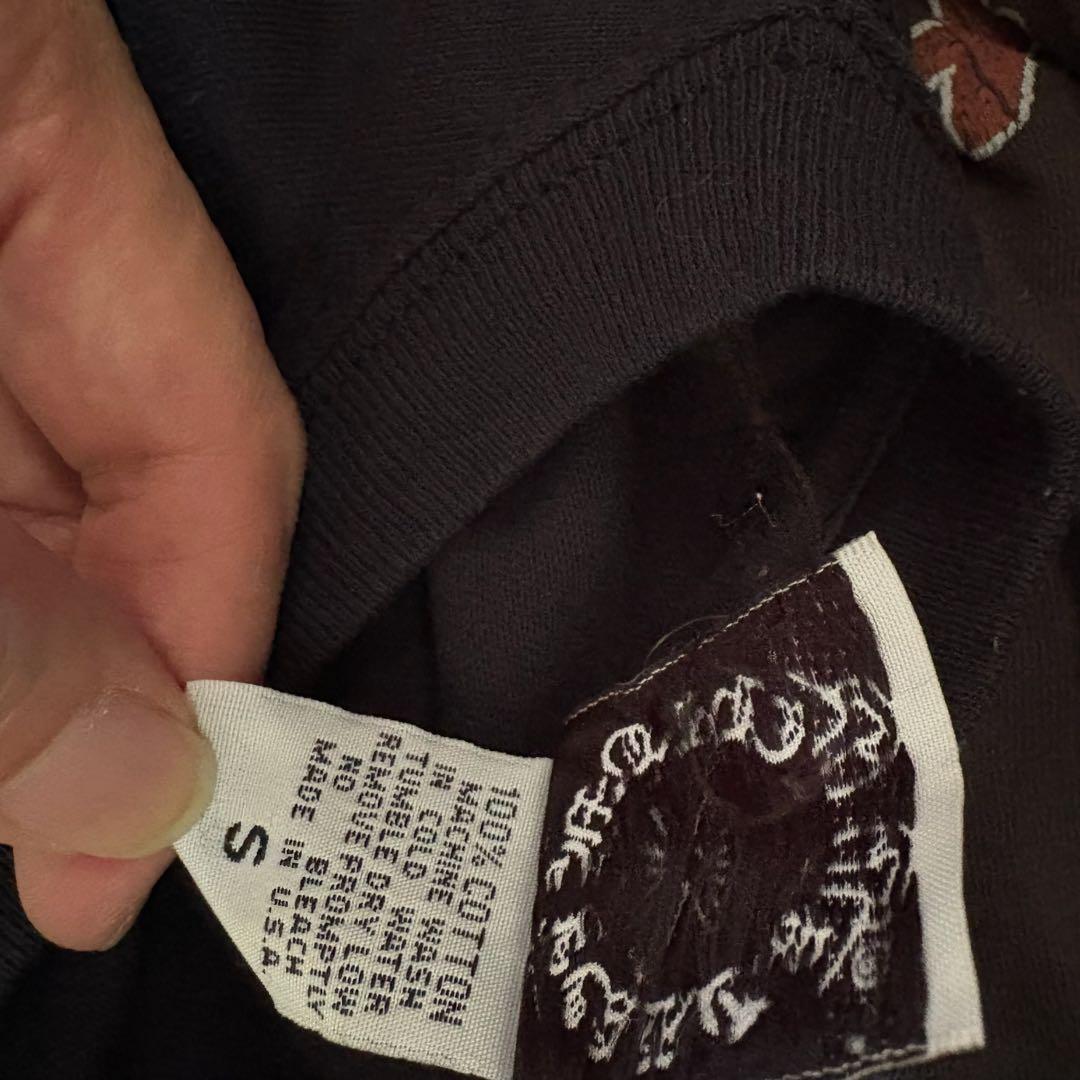 クロムハーツ　スカルブラックちびTシャツ