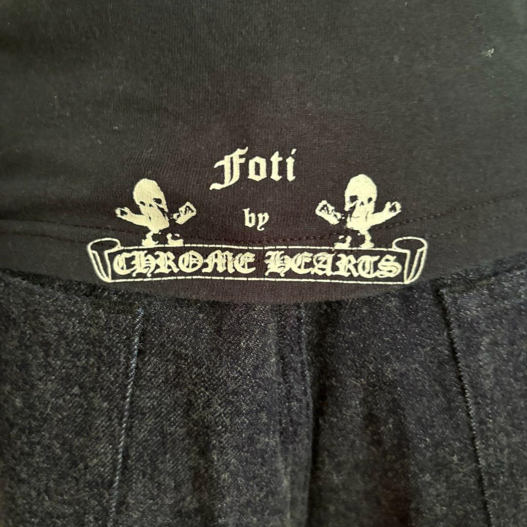 クロムハーツ　スカルブラックちびTシャツ