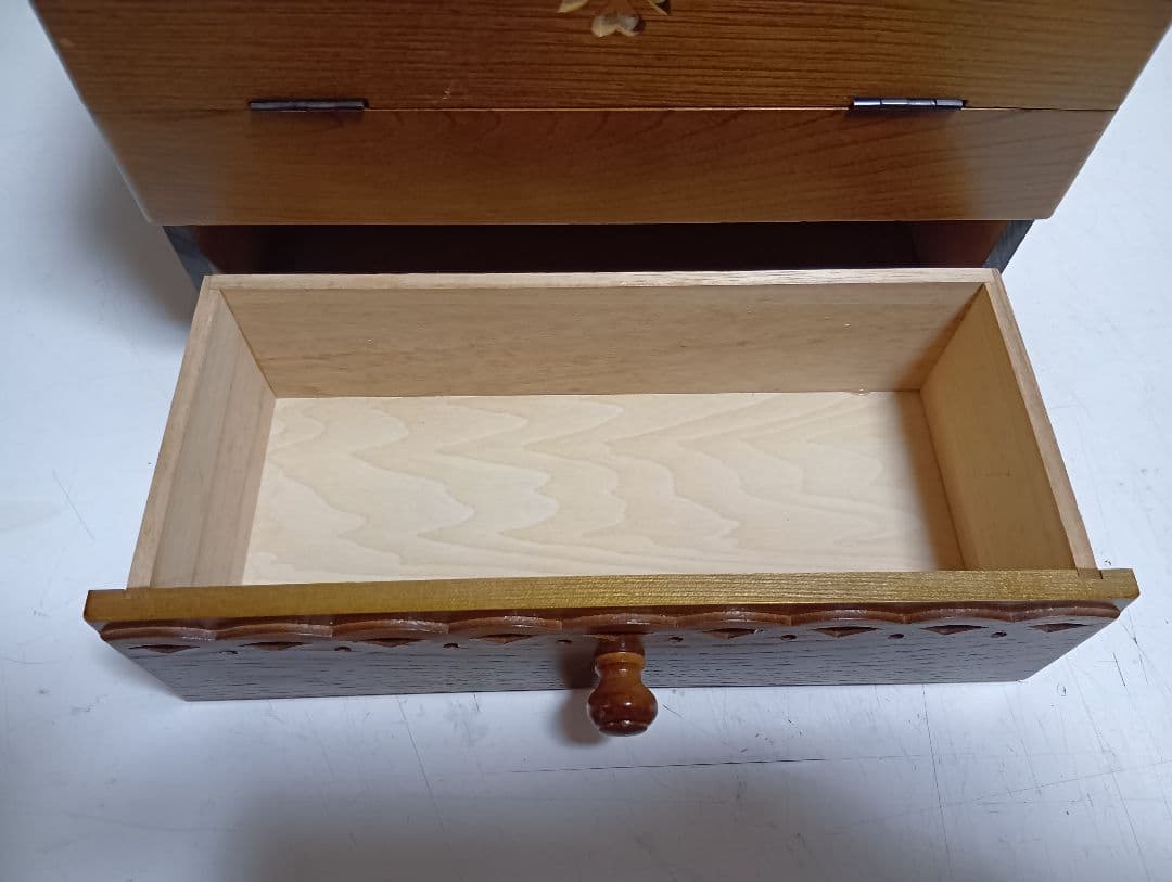 パリの雑貨屋　クラッチ　引き出し　ウッド　メイク　ボックス　美品